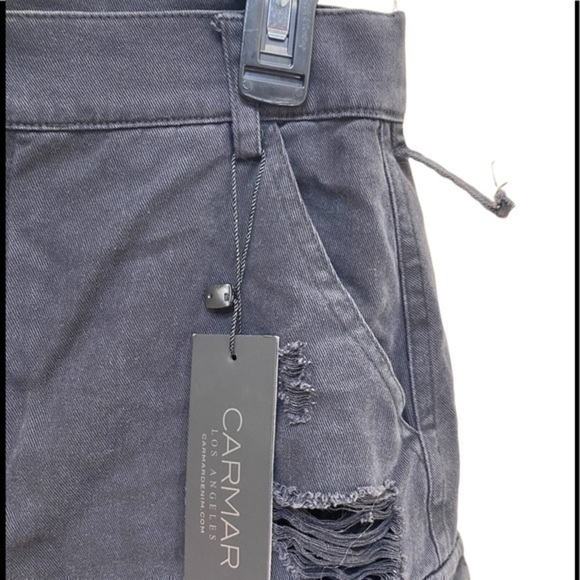 CARMAR OD CARGO SKIRT WITH STONEWASH AND GRINDING MINI skirt - Picture 6 of 9